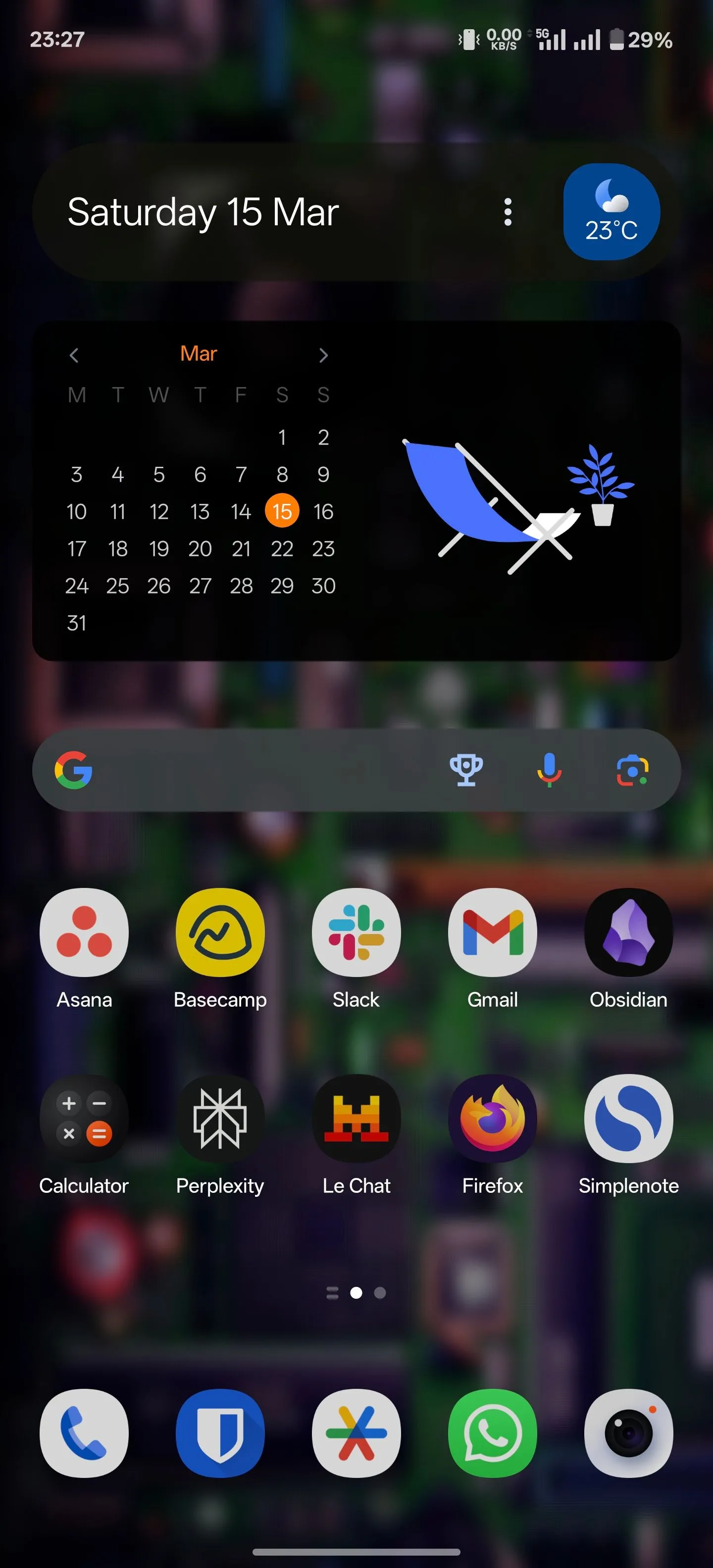 Widget tìm kiếm Google trên điện thoại Android hiển thị phím tắt &quot;Thể thao&quot; đã được thêm.