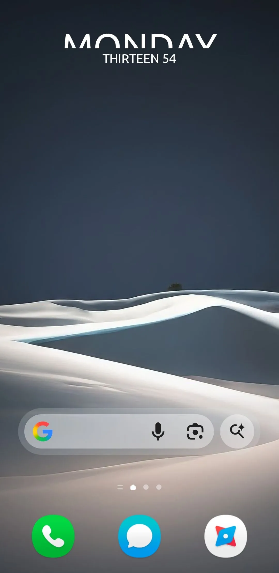 Widget tùy chỉnh KWGT đã hoàn thiện hiển thị thông tin thời tiết và pin trên màn hình chính Samsung